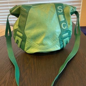 See By Chloe Green Leather Tote